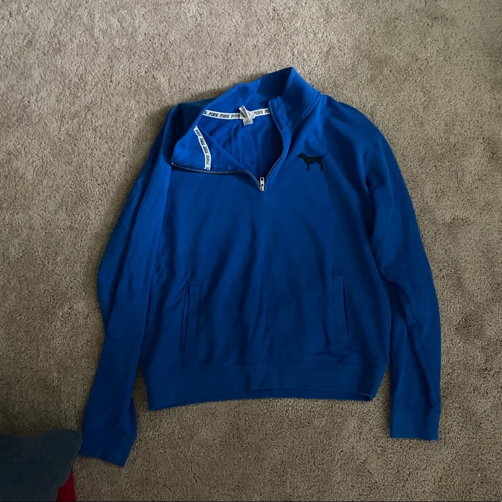 VS Pink quarter zip jacket